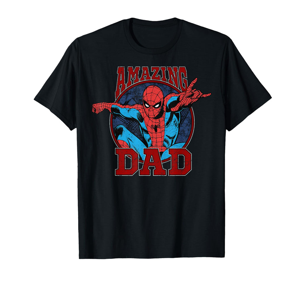 Marvel Spider Fathers Day Amazing Dad T-Shirt - Novelty Apparel Men Women - T-Shirt, Sweatshirt, Hoodie