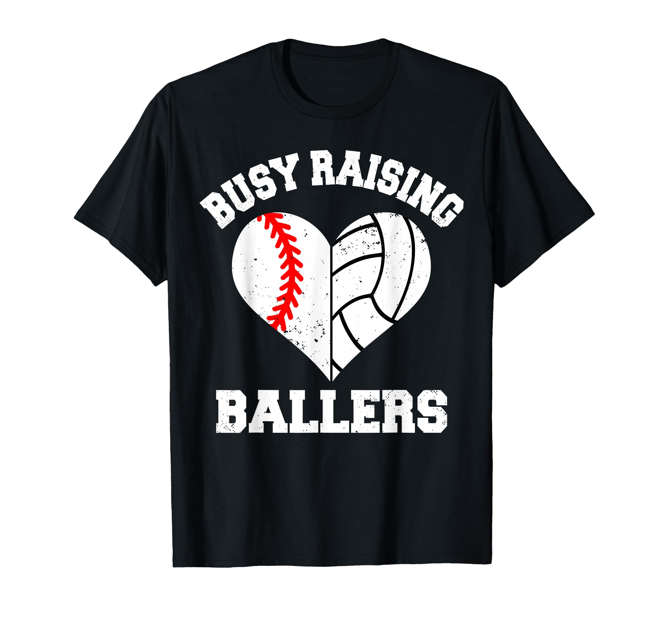 Busy Raising Ballers Baseball T-Shirt - Casual Everyday Wear Men Women - T-Shirt, Sweatshirt, Hoodie