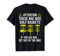 Disc Golf Baskets Funny Disc Golfing T-Shirt - Minimalist Print Unisex - T-Shirt, Sweatshirt, Hoodie