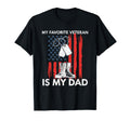 My Favorite Veteran Dad Patriotic T-Shirt - Aesthetic Graphic Unisex - T-Shirt, Sweatshirt, Hoodie