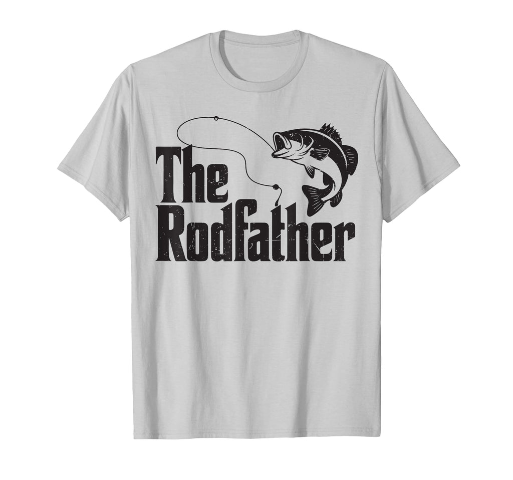 Rodfather Bass Dad Fishing Father T-Shirt - Minimalist Print for Adults - T-Shirt, Sweatshirt, Hoodie