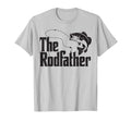 Rodfather Bass Dad Fishing Father T-Shirt - Minimalist Print for Adults - T-Shirt, Sweatshirt, Hoodie