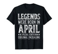 April Birthday Legends Were Born April T-Shirt - Trendy Graphic Men Women - T-Shirt, Sweatshirt, Hoodie