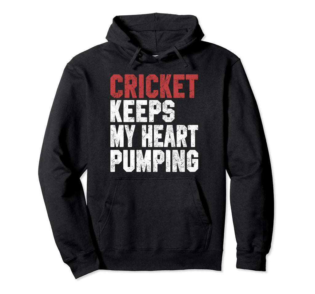 Funny Cricket Shirts Bearded Cricket Hoodie - Minimalist Print Men Women - T-Shirt, Sweatshirt, Hoodie