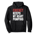 Funny Cricket Shirts Bearded Cricket Hoodie - Minimalist Print Men Women - T-Shirt, Sweatshirt, Hoodie