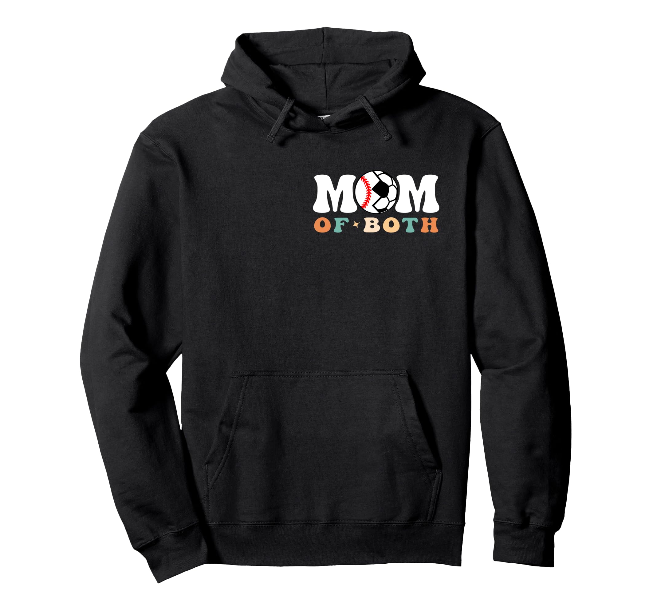 My Mom Both Era Soccer Baseball 2 Sides Hoodie - Fun Novelty Design Unisex - T-Shirt, Sweatshirt, Hoodie