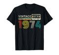 1974 Birthday 1974 Cassette Tape T-Shirt - Trendy Graphic Unisex - T-Shirt, Sweatshirt, Hoodie