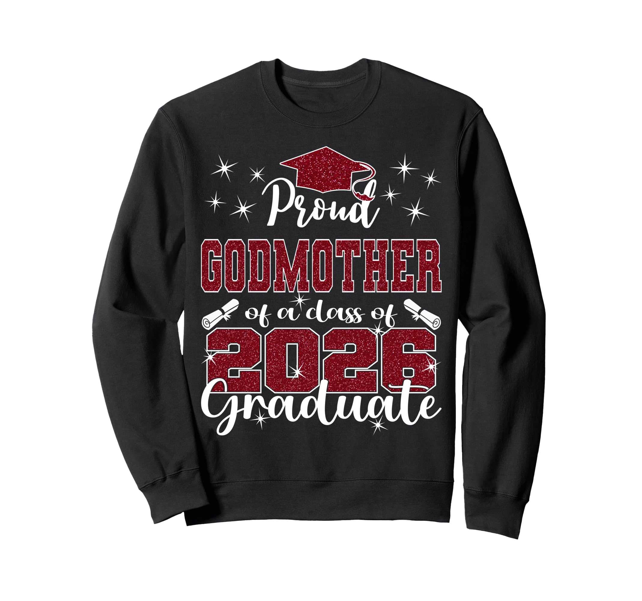 Super Proud Godmother 2026 Graduate Sweatshirt - Minimalist Print Unisex - T-Shirt, Sweatshirt, Hoodie