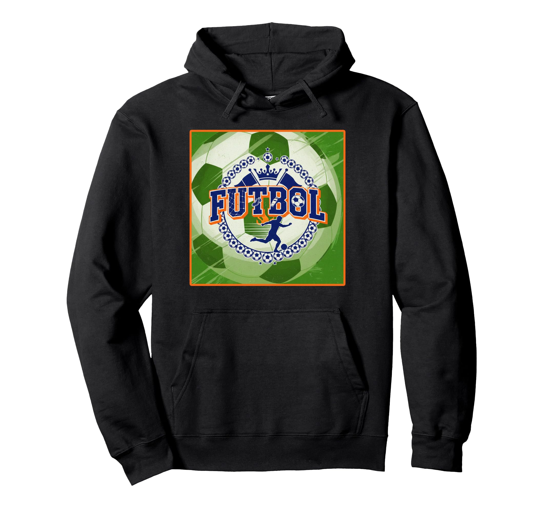 Futbol Fan Soccer Hoodie - Novelty Apparel Men Women - T-Shirt, Sweatshirt, Hoodie