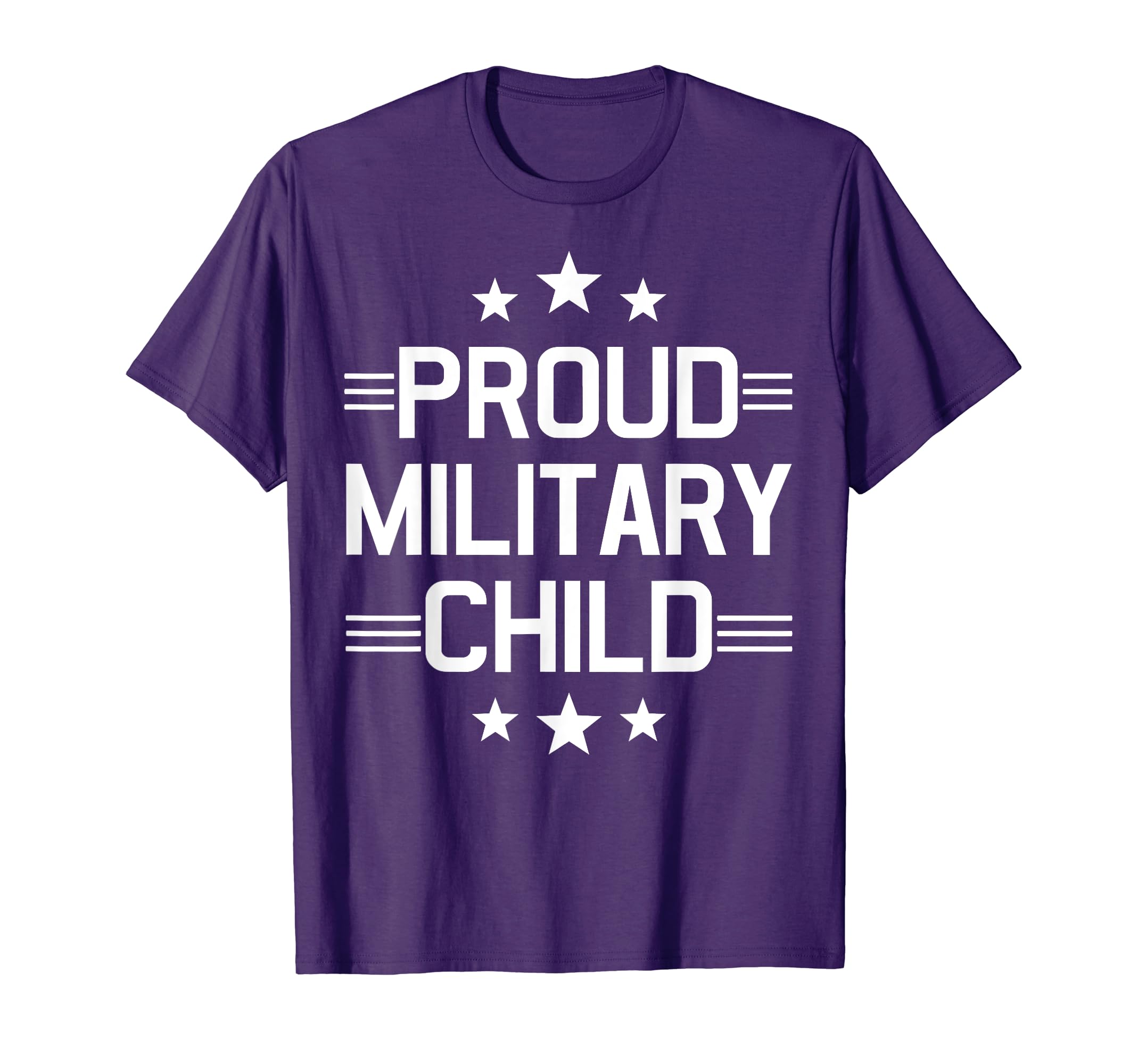 Purple Proud Military Child Month T-Shirt - Aesthetic Graphic Unisex - T-Shirt, Sweatshirt, Hoodie