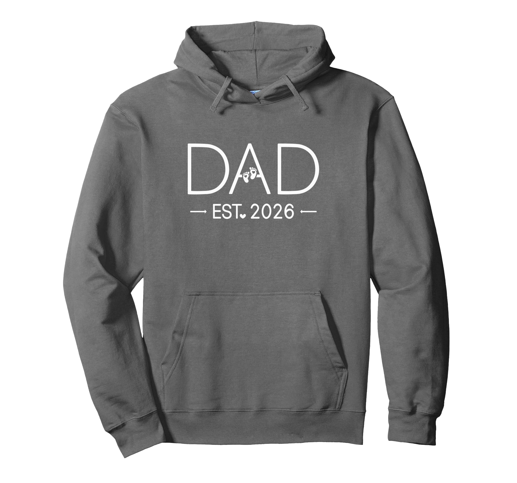 Dad Est 2026 New Dad Mom Matching Hoodie - Custom Art Print Men Women - T-Shirt, Sweatshirt, Hoodie