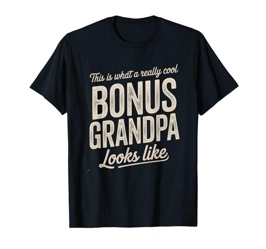Bonus Grandpa Family Matching Charm T-Shirt - Minimalist Print Unisex - T-Shirt, Sweatshirt, Hoodie