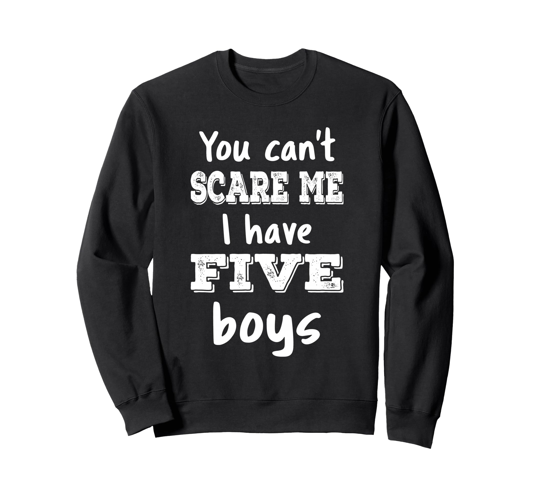 You Cant Scare Me I Have Five Sweatshirt - Fun Novelty Design for Adults - T-Shirt, Sweatshirt, Hoodie