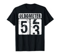 Oldometer 53 Funny 53Rd Birthday Gift T-Shirt - Streetwear Style Men Women - T-Shirt, Sweatshirt, Hoodie