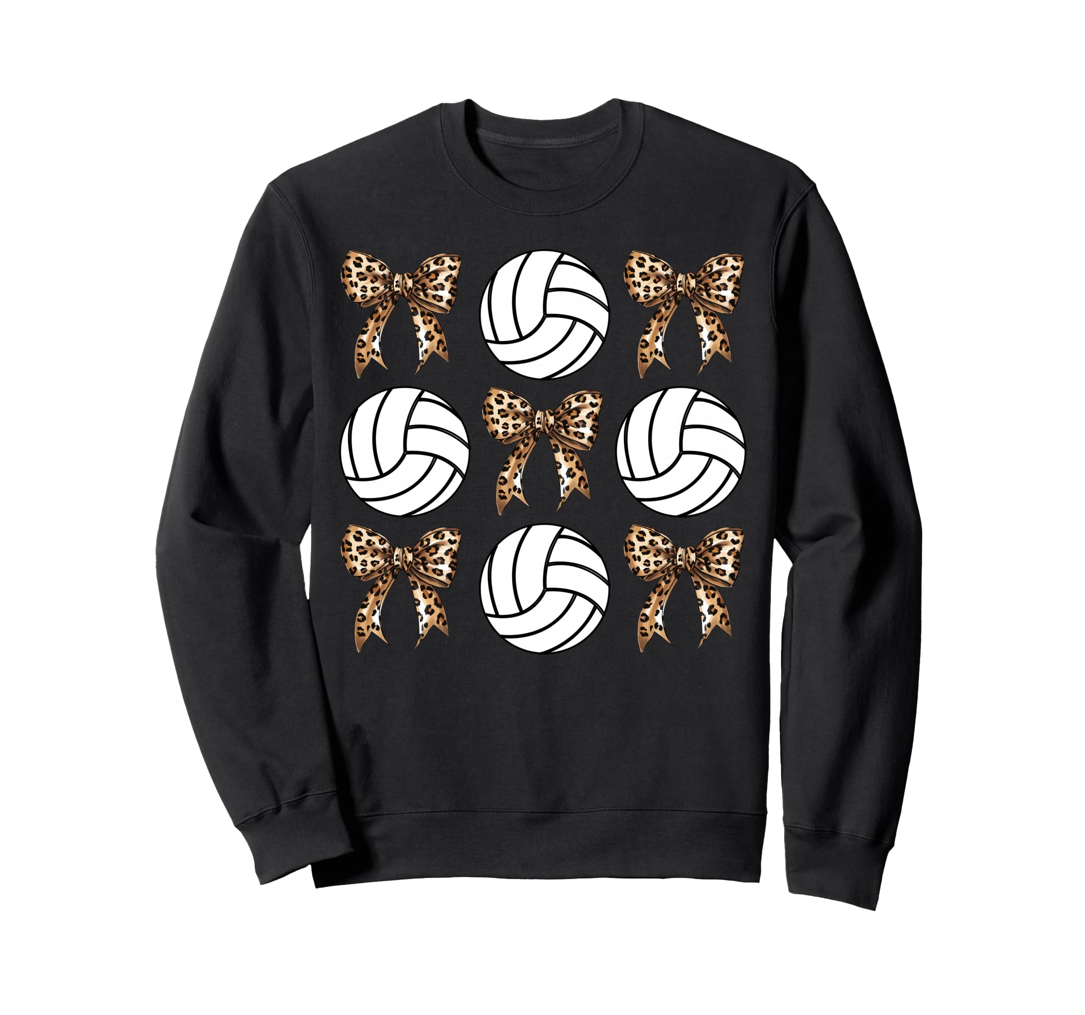 Volleyball Coquette Bow Sweatshirt - Streetwear Style for Adults - T-Shirt, Sweatshirt, Hoodie