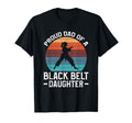 Black Belt Dad Daughter Father Martial Arts Hoodie - Graphic Print Unisex - T-Shirt, Sweatshirt, Hoodie