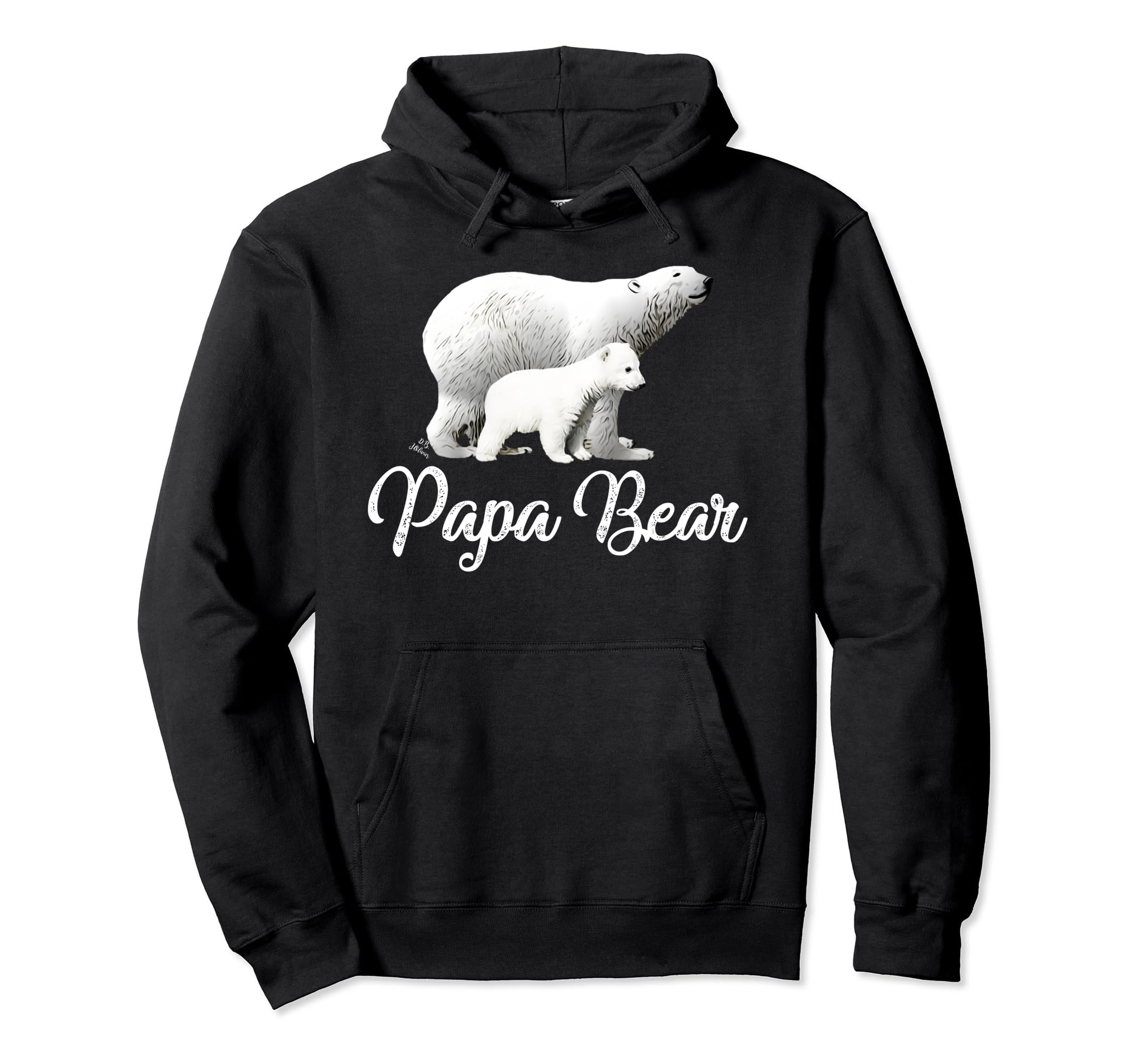 Bear Outfit Funny Papa Bear Polar Bear Hoodie - Novelty Apparel for Adults - T-Shirt, Sweatshirt, Hoodie