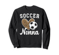 Soccer Nonna Heart Grandma Nonna Soccer Sweatshirt - Trendy Graphic Unisex - T-Shirt, Sweatshirt, Hoodie