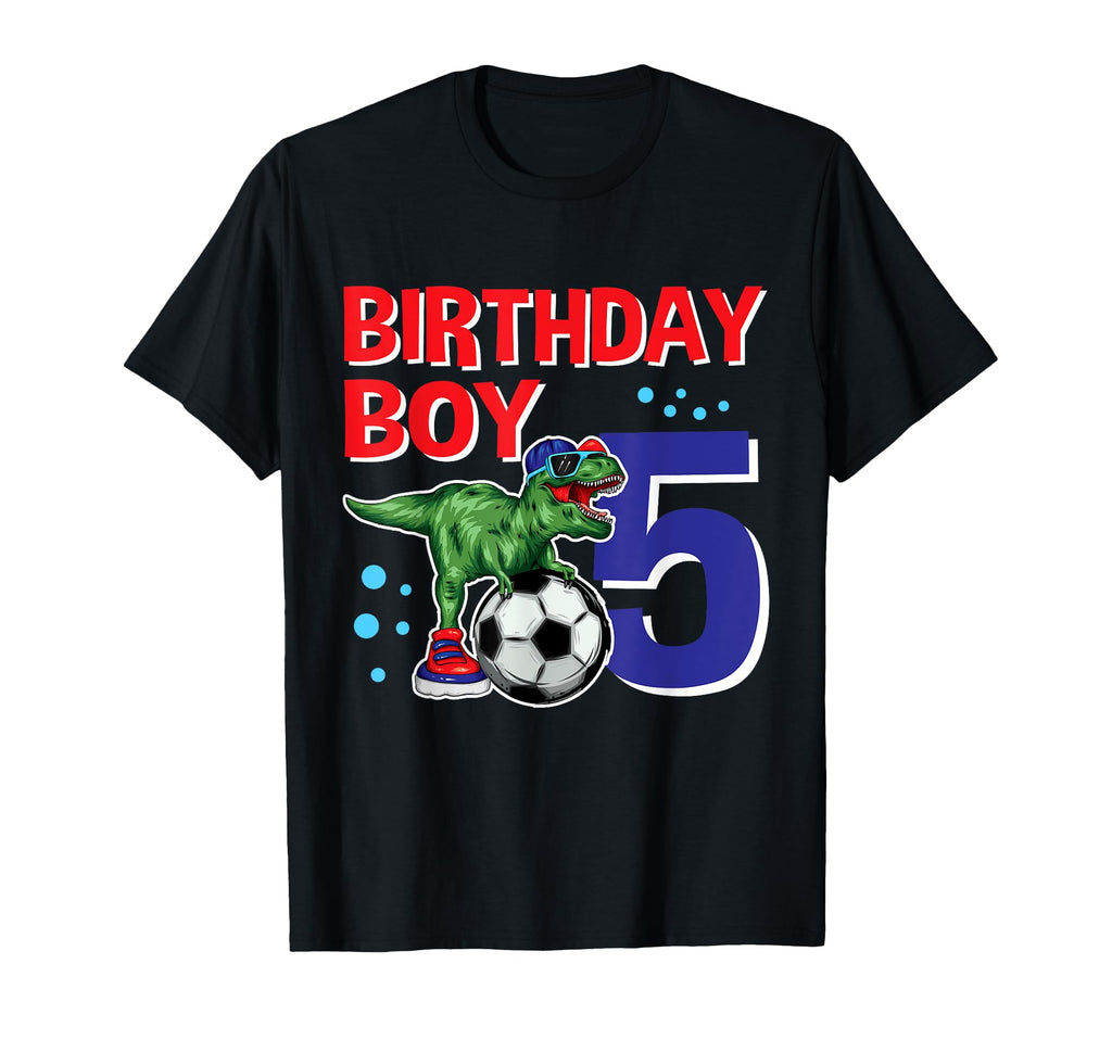 Dinosaur Birthday 5 Year Old Dino T-Shirt - Minimalist Print Men Women - T-Shirt, Sweatshirt, Hoodie