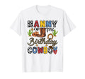 Nanny Birthday Cowboy Western T-Shirt - Aesthetic Graphic Men Women - T-Shirt, Sweatshirt, Hoodie