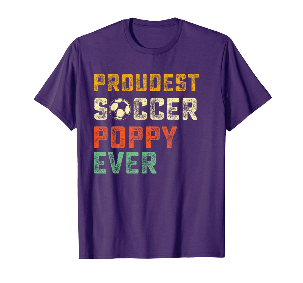 Proudest Soccer Poppy Proud Soccer T-Shirt - Trendy Graphic for Adults - T-Shirt, Sweatshirt, Hoodie