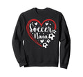 Soccer Nana Grandma Heart Nana Sweatshirt - Custom Art Print Men Women - T-Shirt, Sweatshirt, Hoodie