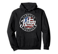 John Usa Flag Stamp Personalized Hoodie - Casual Everyday Wear Men Women - T-Shirt, Sweatshirt, Hoodie