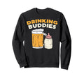 Drinkin Buddies Bottle Son And Sweatshirt - Aesthetic Graphic Men Women - T-Shirt, Sweatshirt, Hoodie