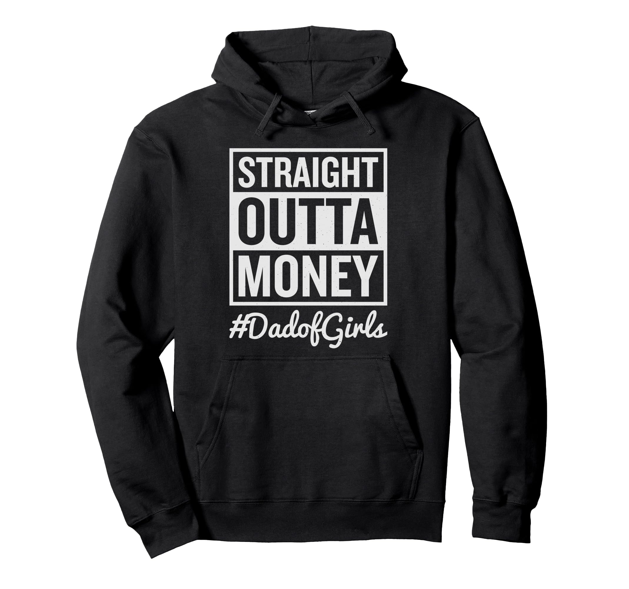 Vater Und Tochter Straight Outta Money Dad Hoodie - Custom Art Print Unisex - T-Shirt, Sweatshirt, Hoodie