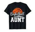 Basketball Aunt Basketball Player Game Day T-Shirt - Trendy Graphic Unisex - T-Shirt, Sweatshirt, Hoodie