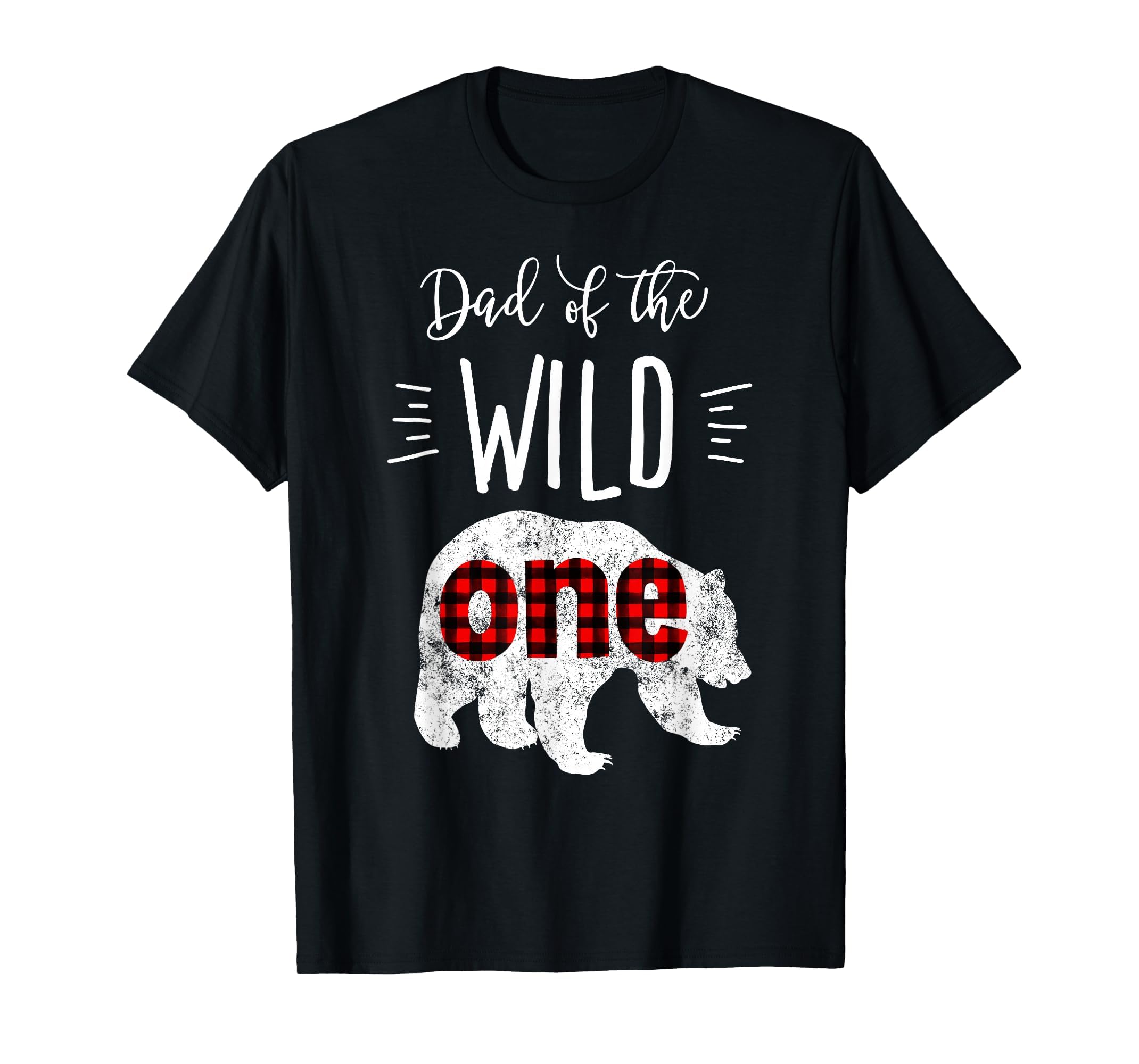 Dad Wild One Bear Lumberjack 1St T-Shirt - Casual Everyday Wear for Adults - T-Shirt, Sweatshirt, Hoodie