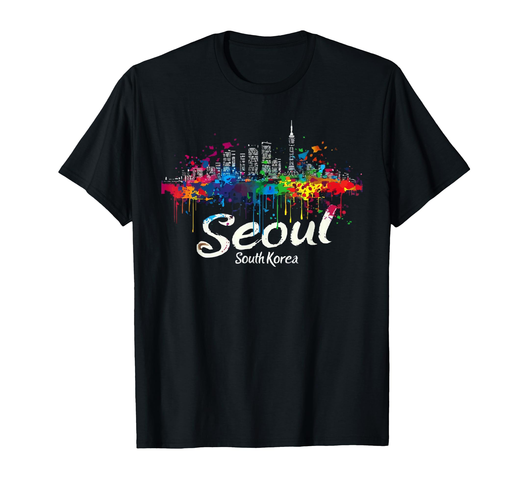 Seoul South Korea Travel Vacation T-Shirt - Fun Novelty Design Men Women - T-Shirt, Sweatshirt, Hoodie