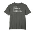Dad Myth Legend Father Daddy Gifts T-Shirt - Minimalist Print Men Women - T-Shirt, Sweatshirt, Hoodie