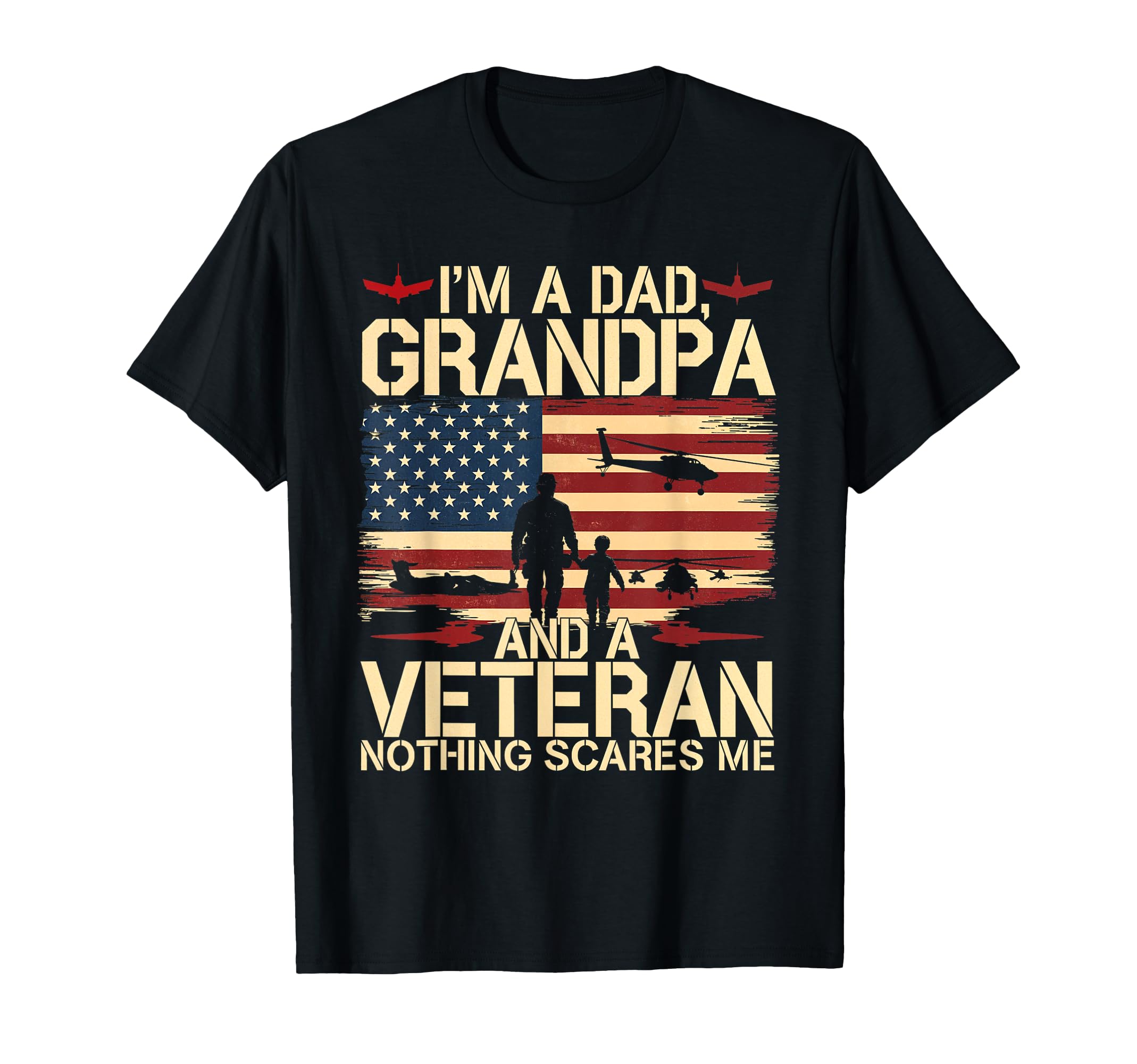 Im Dad Grandpa Veteran Proud Family T-Shirt - Novelty Apparel Men Women - T-Shirt, Sweatshirt, Hoodie