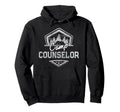 Camp Counselor Campground Crew Teacher Hoodie - Aesthetic Graphic Unisex - T-Shirt, Sweatshirt, Hoodie