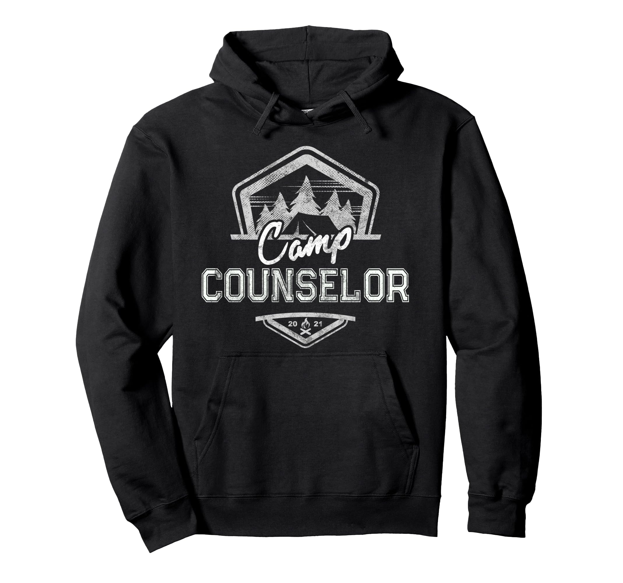 Camp Counselor Campground Crew Teacher Hoodie - Aesthetic Graphic Unisex - T-Shirt, Sweatshirt, Hoodie