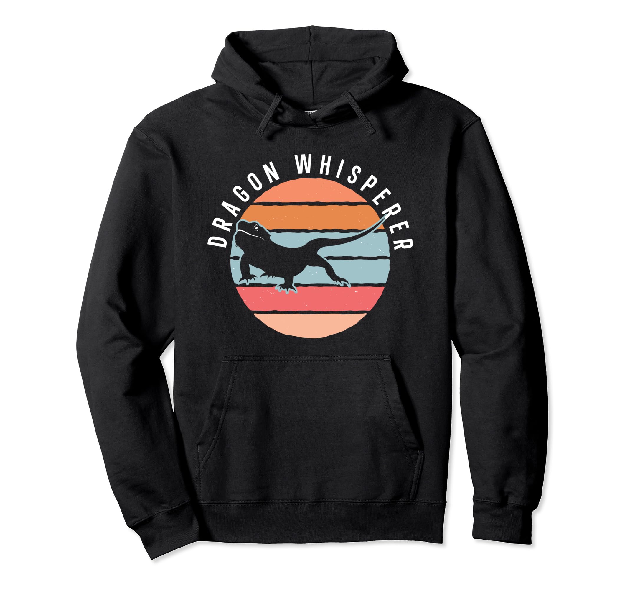 Dragon Whisperer Bearded Dragon Hoodie - Fun Novelty Design for Adults - T-Shirt, Sweatshirt, Hoodie