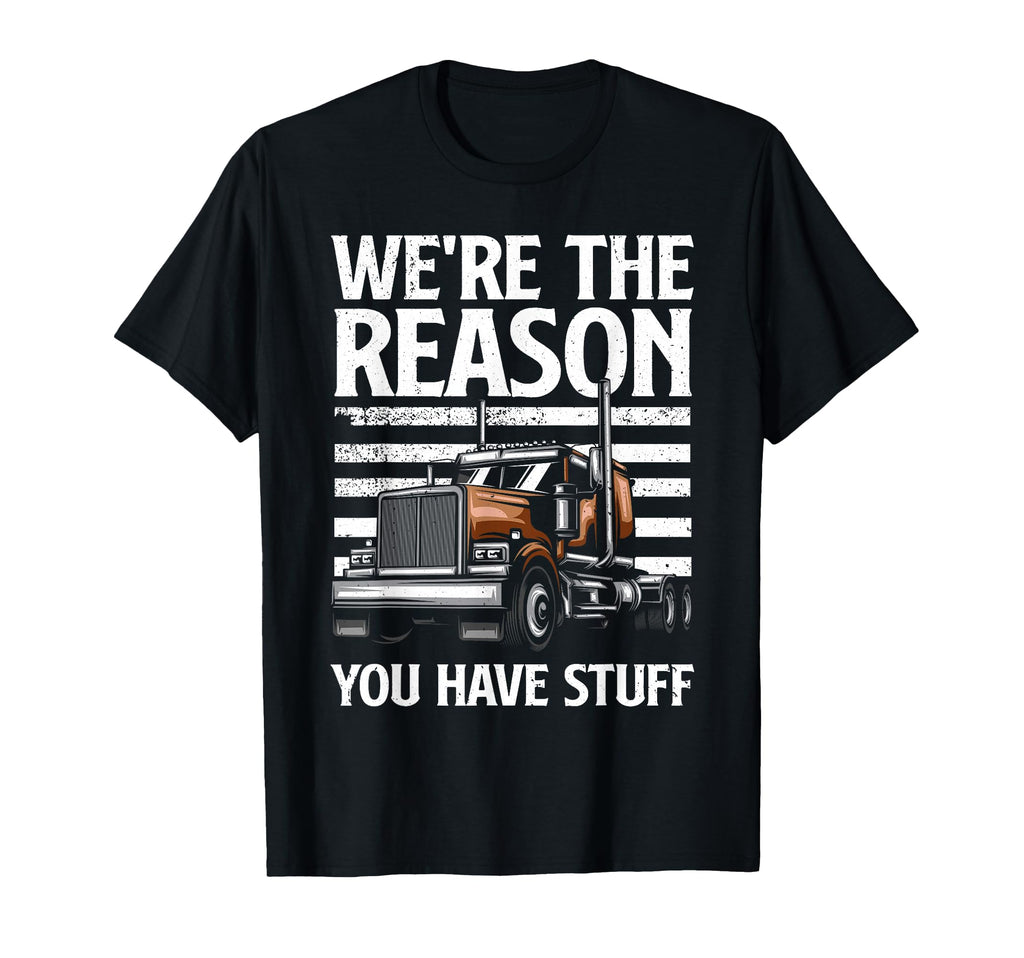 Funny Trucker Semi Truck Driver Lover T-Shirt - Trendy Graphic for Adults - T-Shirt, Sweatshirt, Hoodie