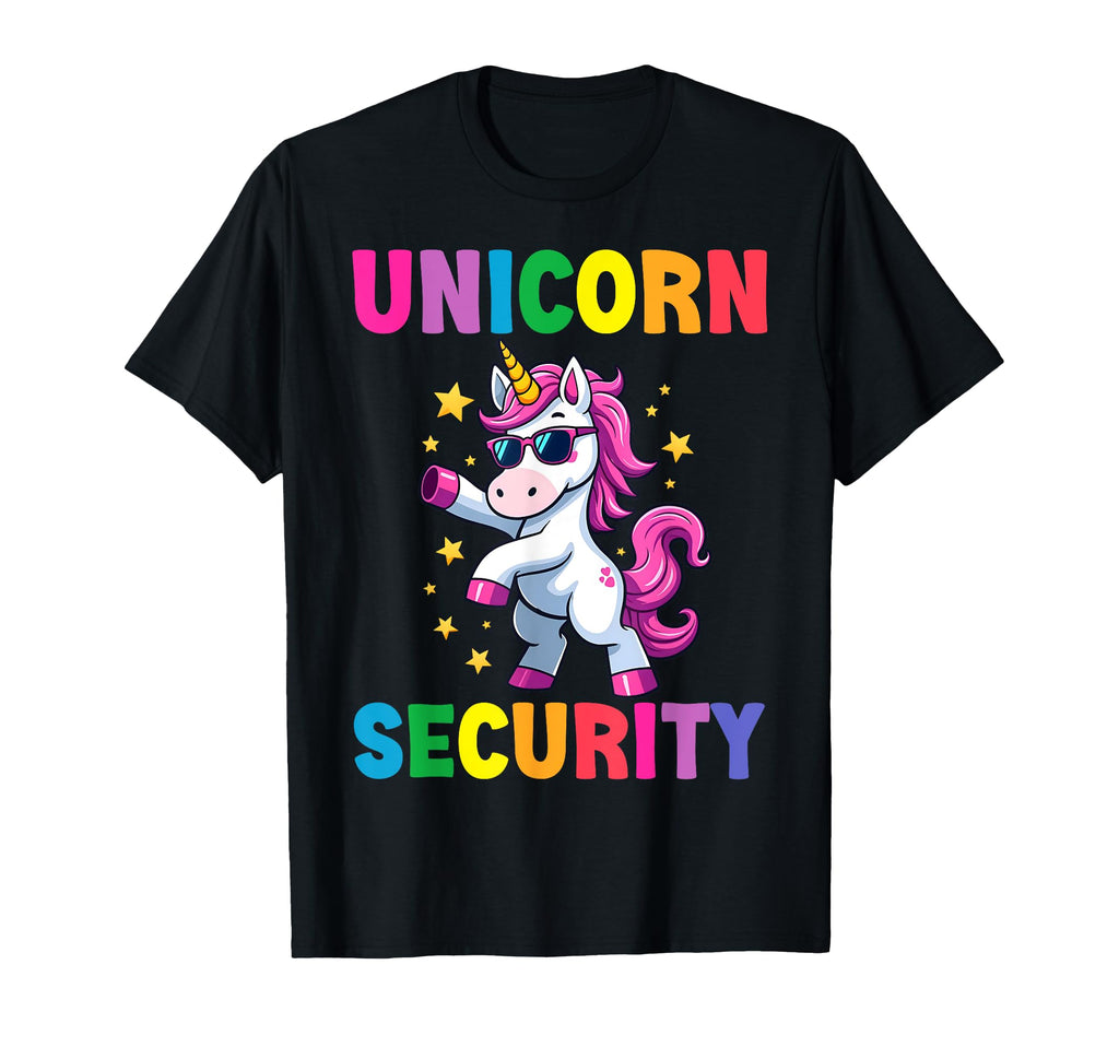 Unicorn Security Halloween Dad Mom T-Shirt - Fun Novelty Design Unisex - T-Shirt, Sweatshirt, Hoodie