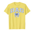 Dad Coquette Toile Blue Bow Floral T-Shirt - Streetwear Style Unisex - T-Shirt, Sweatshirt, Hoodie