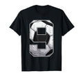 Soccer Ninth 9Th Birthday Nine 9 T-Shirt - Fun Novelty Design for Adults - T-Shirt, Sweatshirt, Hoodie