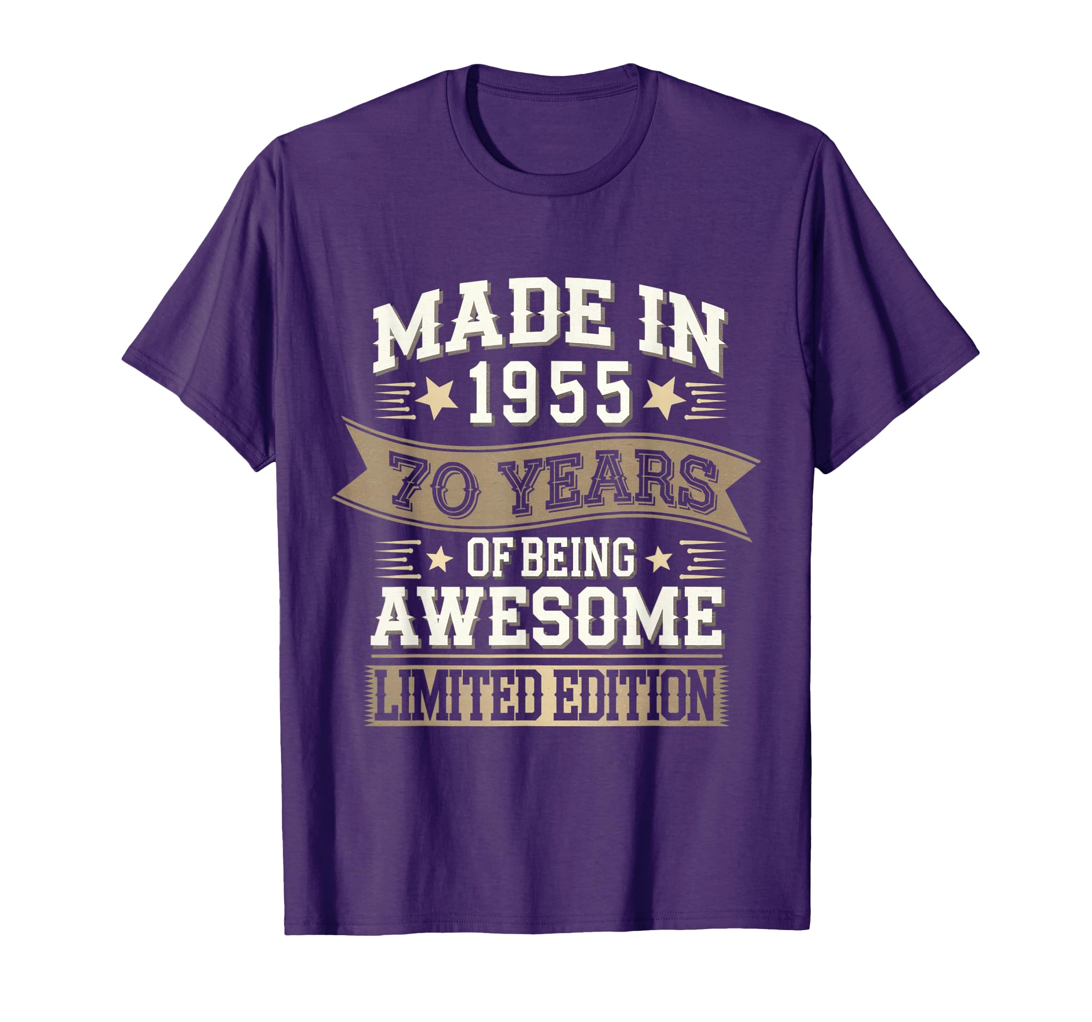 Funny 70 Year Old 1955 70Th T-Shirt - Fun Novelty Design for Adults - T-Shirt, Sweatshirt, Hoodie