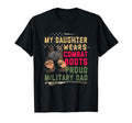 Proud Military Dad American Flag T-Shirt - Aesthetic Graphic Unisex - T-Shirt, Sweatshirt, Hoodie