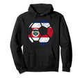 Costa Rica Soccer Costa Rican Flag Hoodie - Casual Everyday Wear Unisex - T-Shirt, Sweatshirt, Hoodie