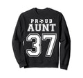 Number 37 Custom Proud Soccer Sweatshirt - Aesthetic Graphic for Adults - T-Shirt, Sweatshirt, Hoodie