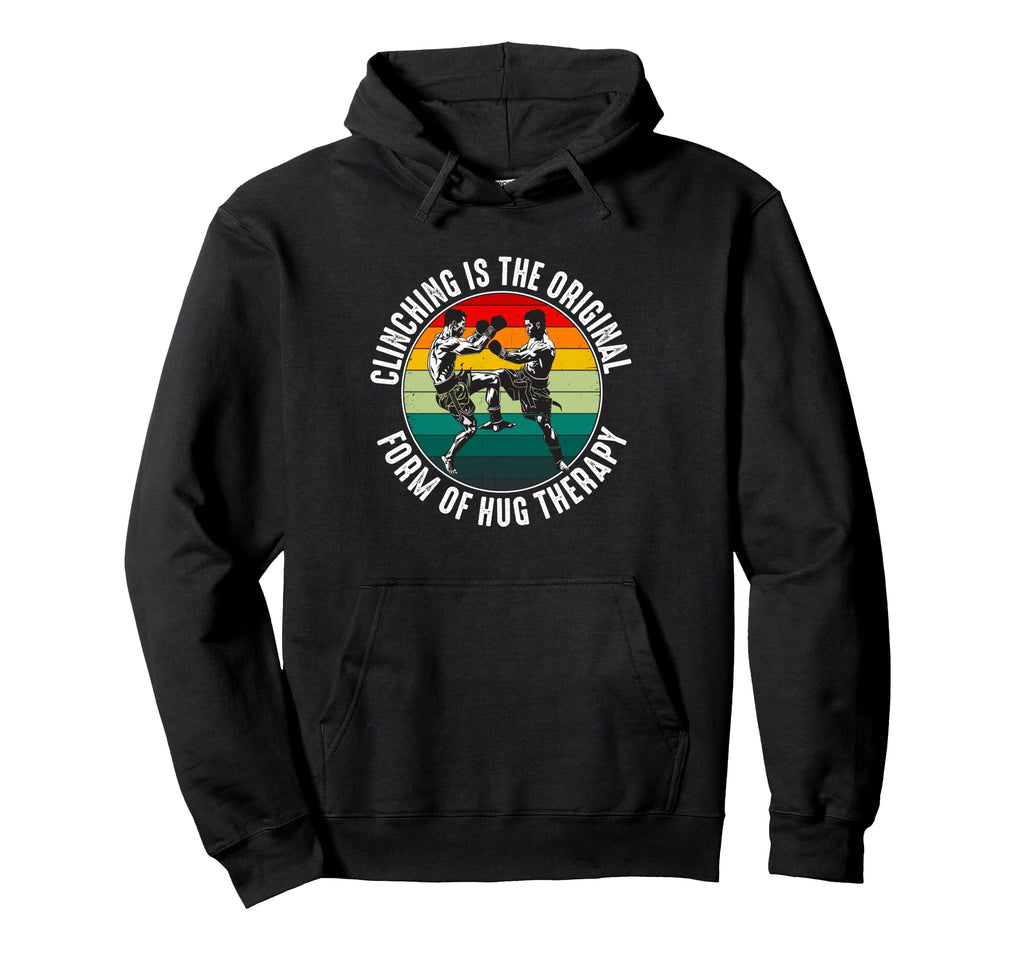 Muay Thai Fighter Dad Thai Kickboxing Hoodie - Unique Graphic Men Women - T-Shirt, Sweatshirt, Hoodie