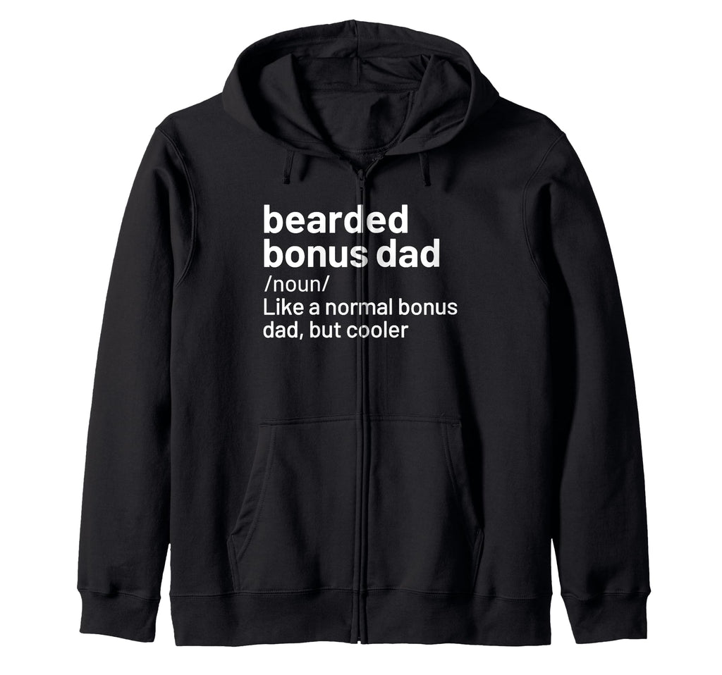 Bonus Dad T Shirts Bearded T-Shirt - Novelty Apparel for Adults - T-Shirt, Sweatshirt, Hoodie