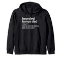 Bonus Dad T Shirts Bearded T-Shirt - Novelty Apparel for Adults - T-Shirt, Sweatshirt, Hoodie