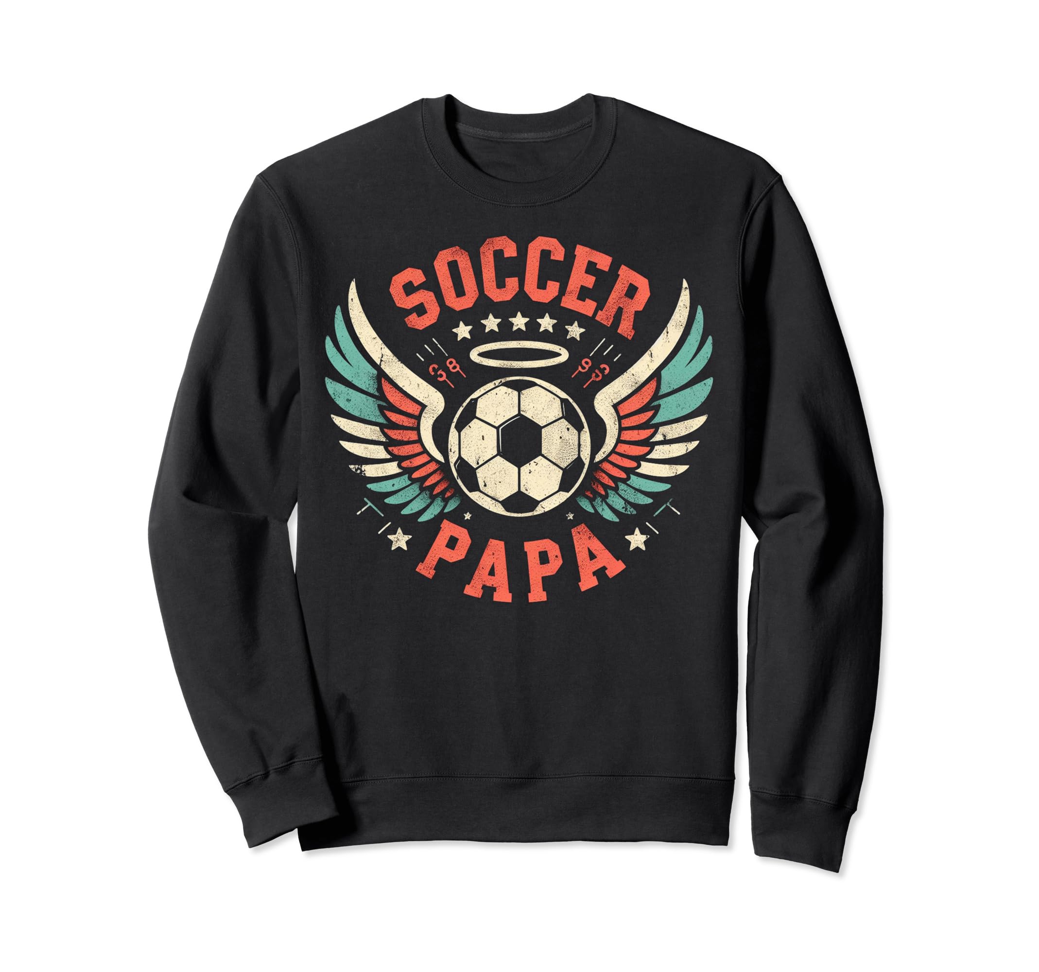 Soccer Papa Family Matching Sweatshirt - Casual Everyday Wear for Adults - T-Shirt, Sweatshirt, Hoodie