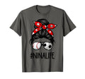 Bleached Nina Life Soccer Messy Bun T-Shirt - Streetwear Style Men Women - T-Shirt, Sweatshirt, Hoodie
